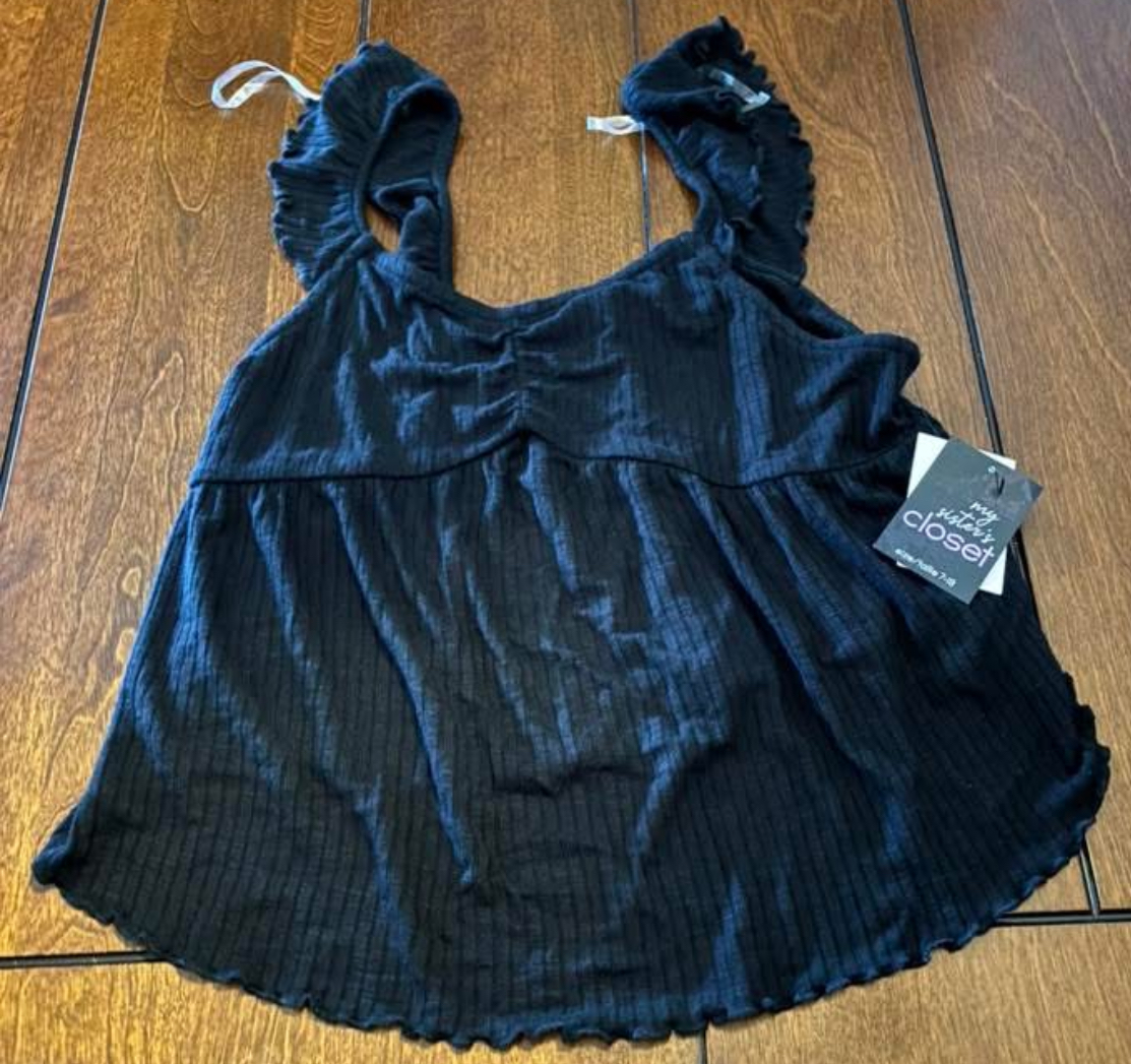 My Sister's Closet Black Top - Size 7-8