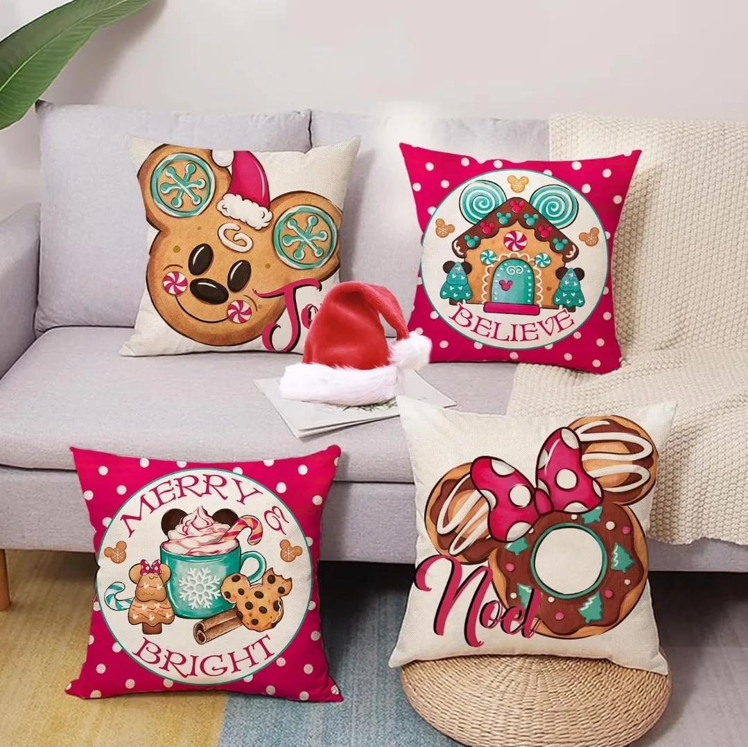 Brand New Christmas Throw Pillow Covers (Set of 4) image indicator(10)
