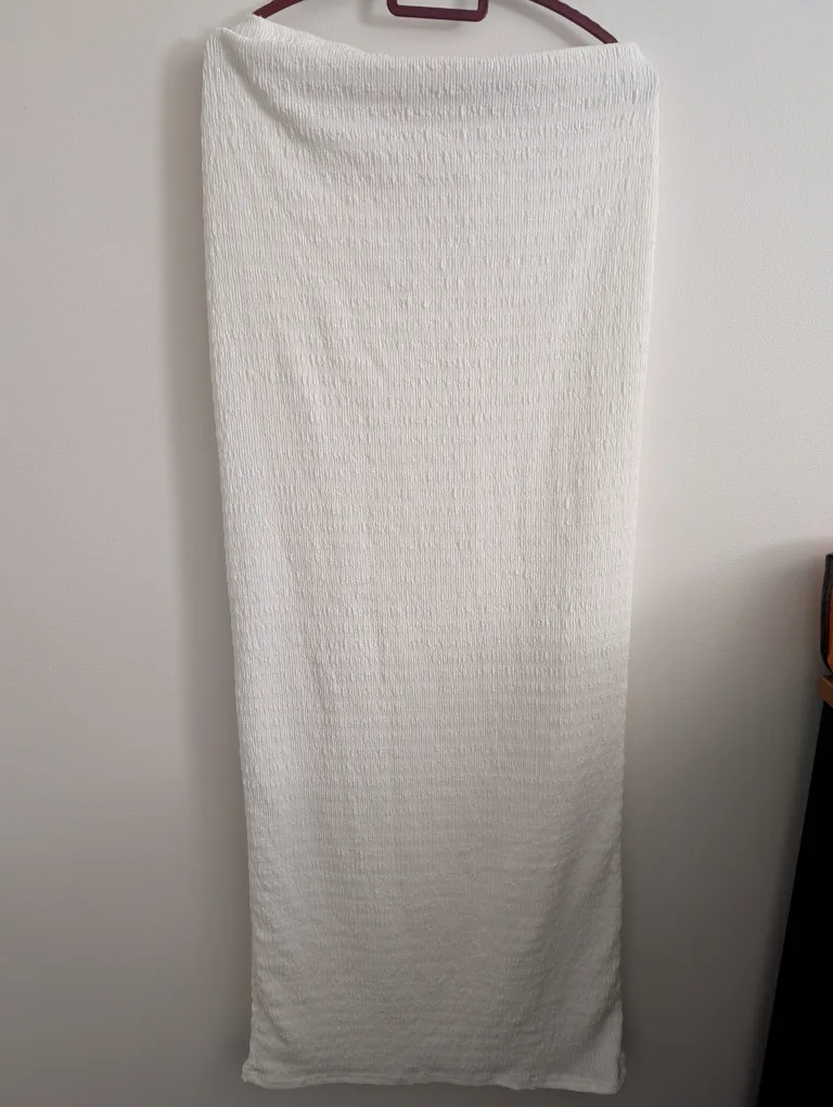 White tube top dress comfortable Bodycon Dress Homecoming Dress thumbnail