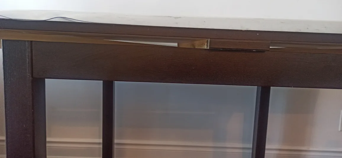 Expandable black Dining Table image indicator(9)