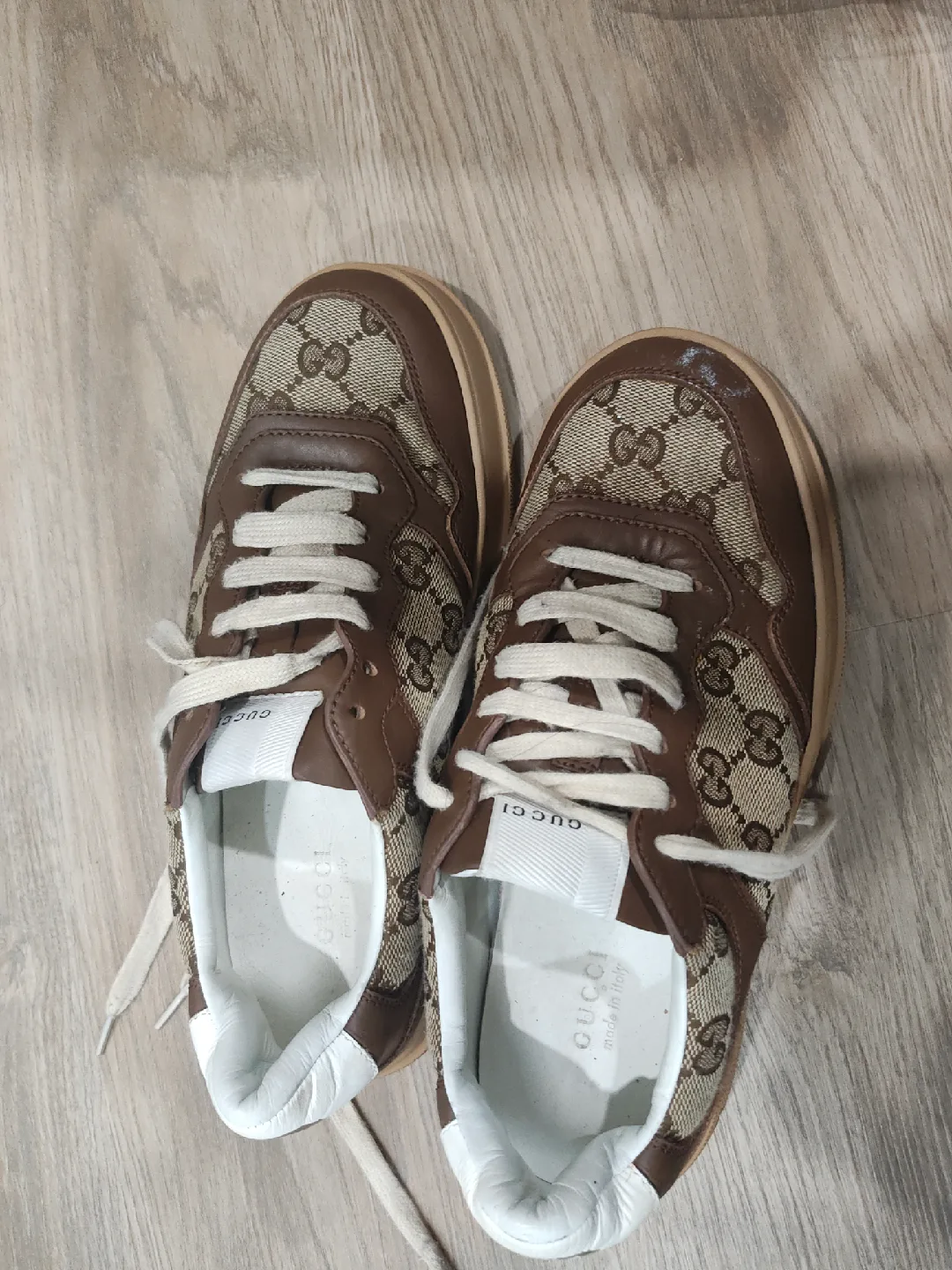 Gucci Brown Sneakers Size 38 thumbnail