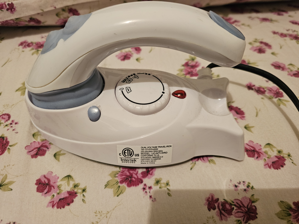 Dual Voltage Travel Iron