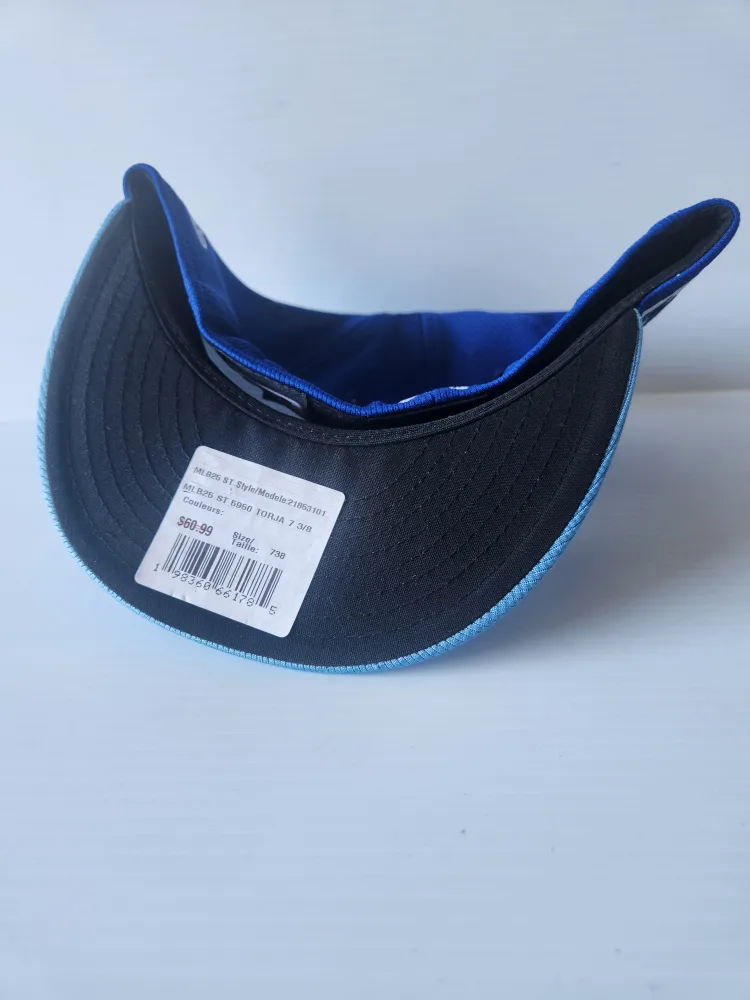 New Era Toronto Blue Jays Fitted Hat 7 3/8 image indicator(2)