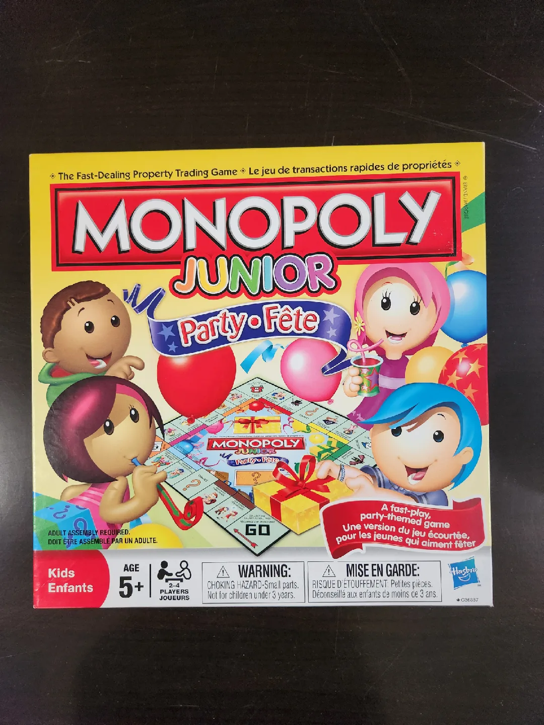 Monopoly Junior Party Edition Board Game thumbnail