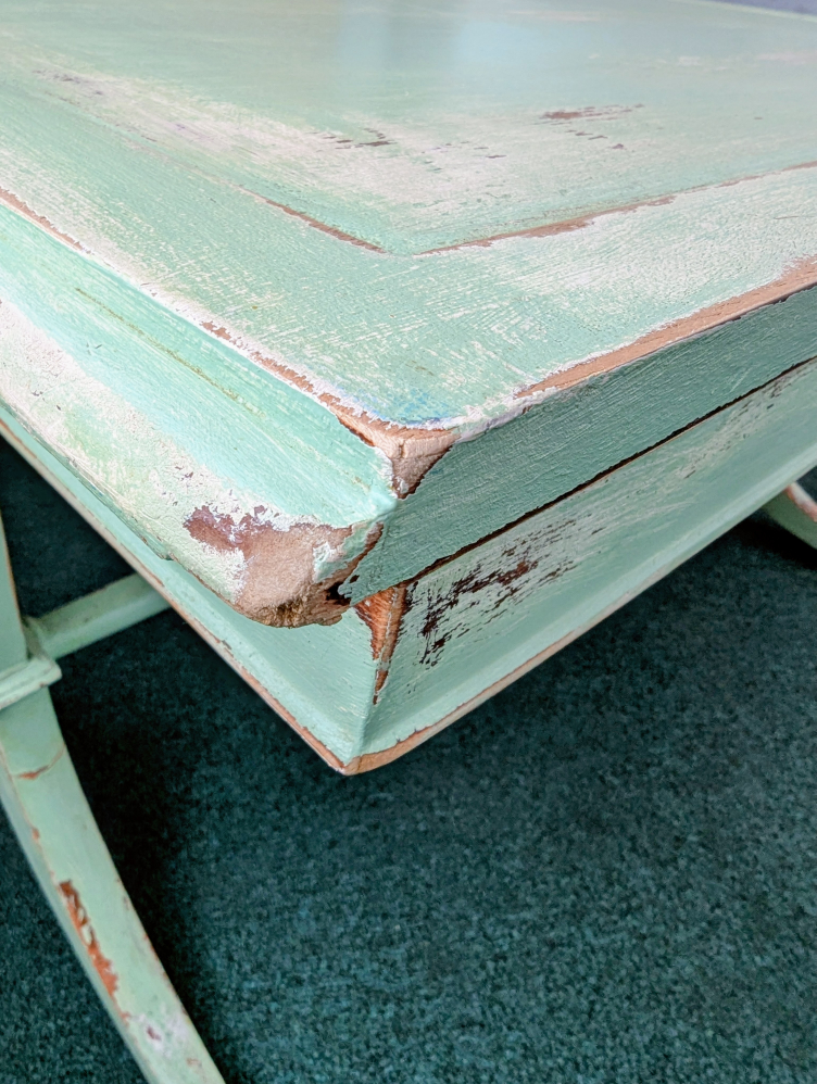 Vintage Shabby Chic Coffee Table – Distressed Wood - photo 5