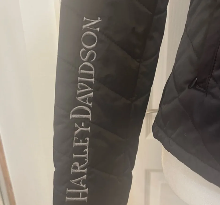 Harley-Davidson Black Quilted Jacket image indicator(2)