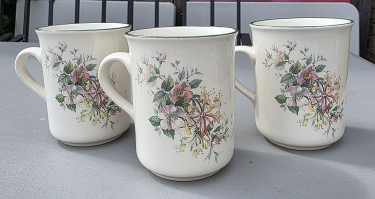 Carrigaline Pottery Irish  Mugs - Set of 3