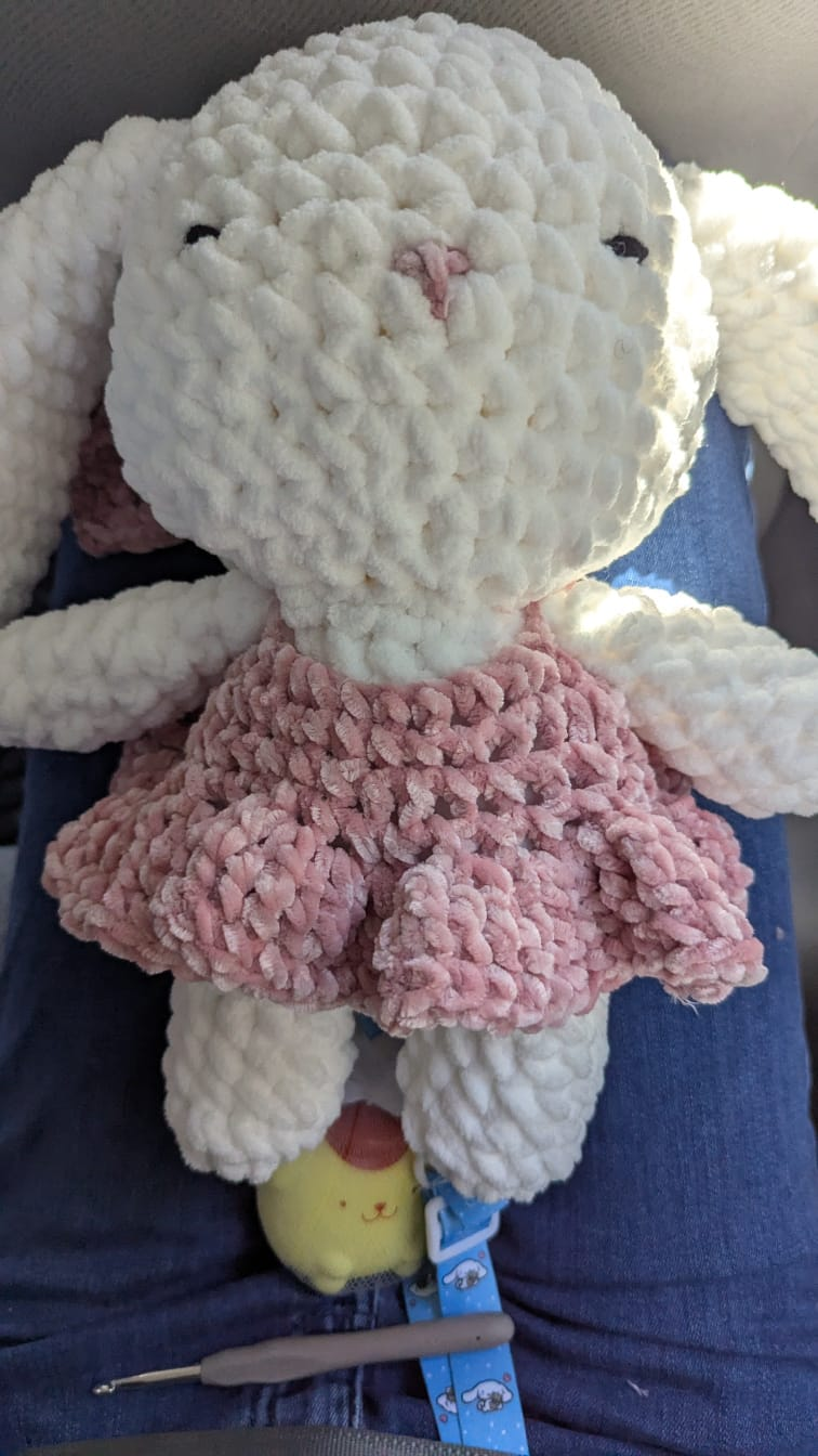Handmade Crochet Bunny Plushie