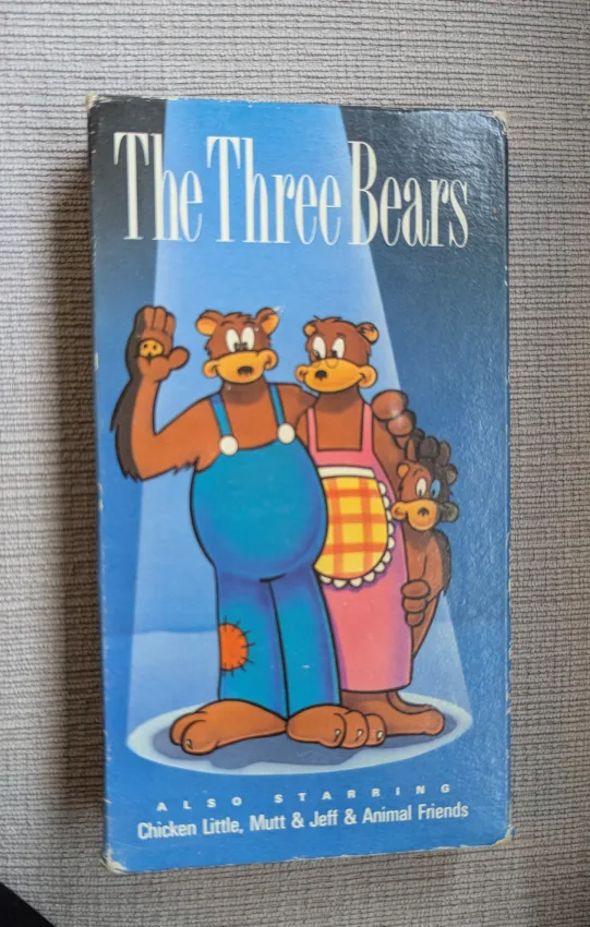 The Three Bears VHS Tape thumbnail