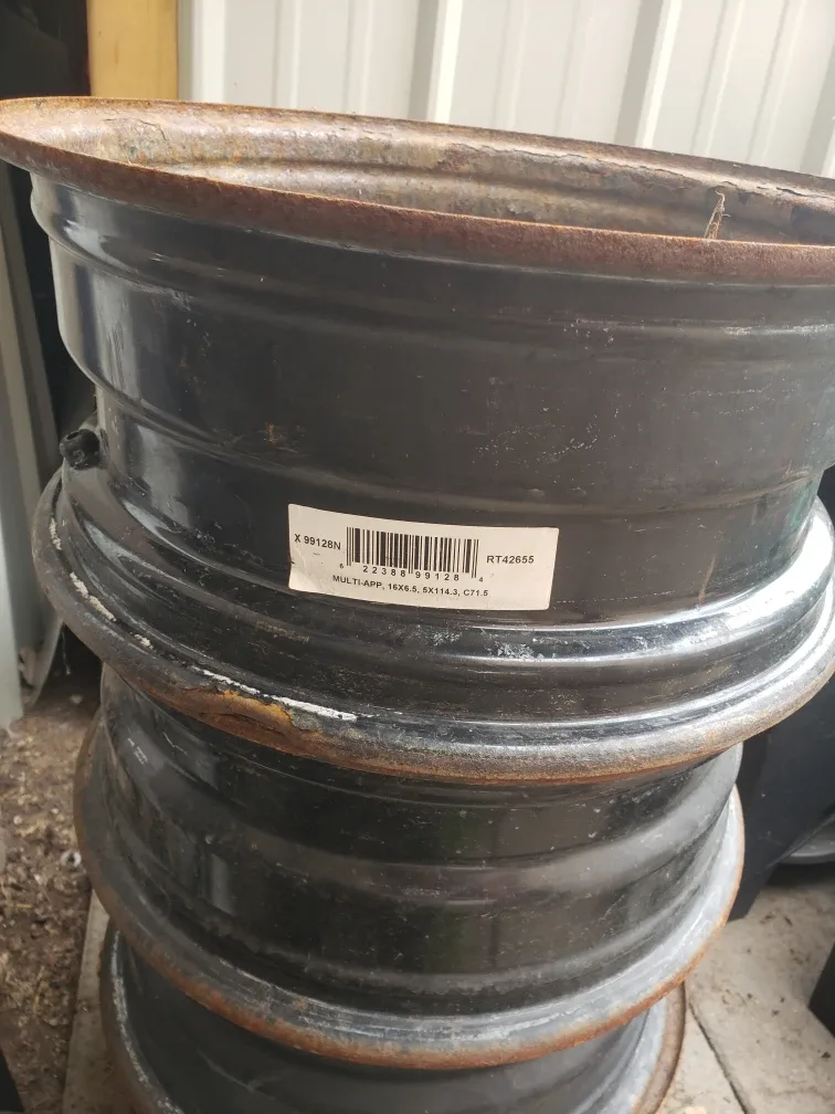 Set of 4 Steel Wheels 16x6.5 image indicator(4)