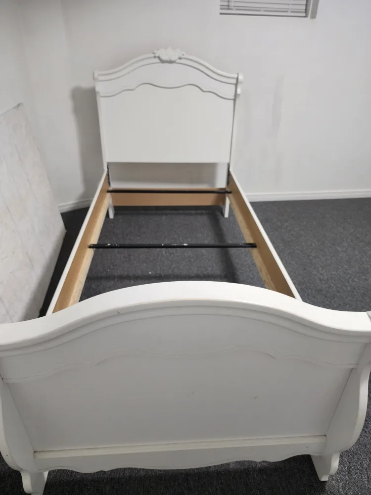 Twin White Bed Frame image indicator(2)