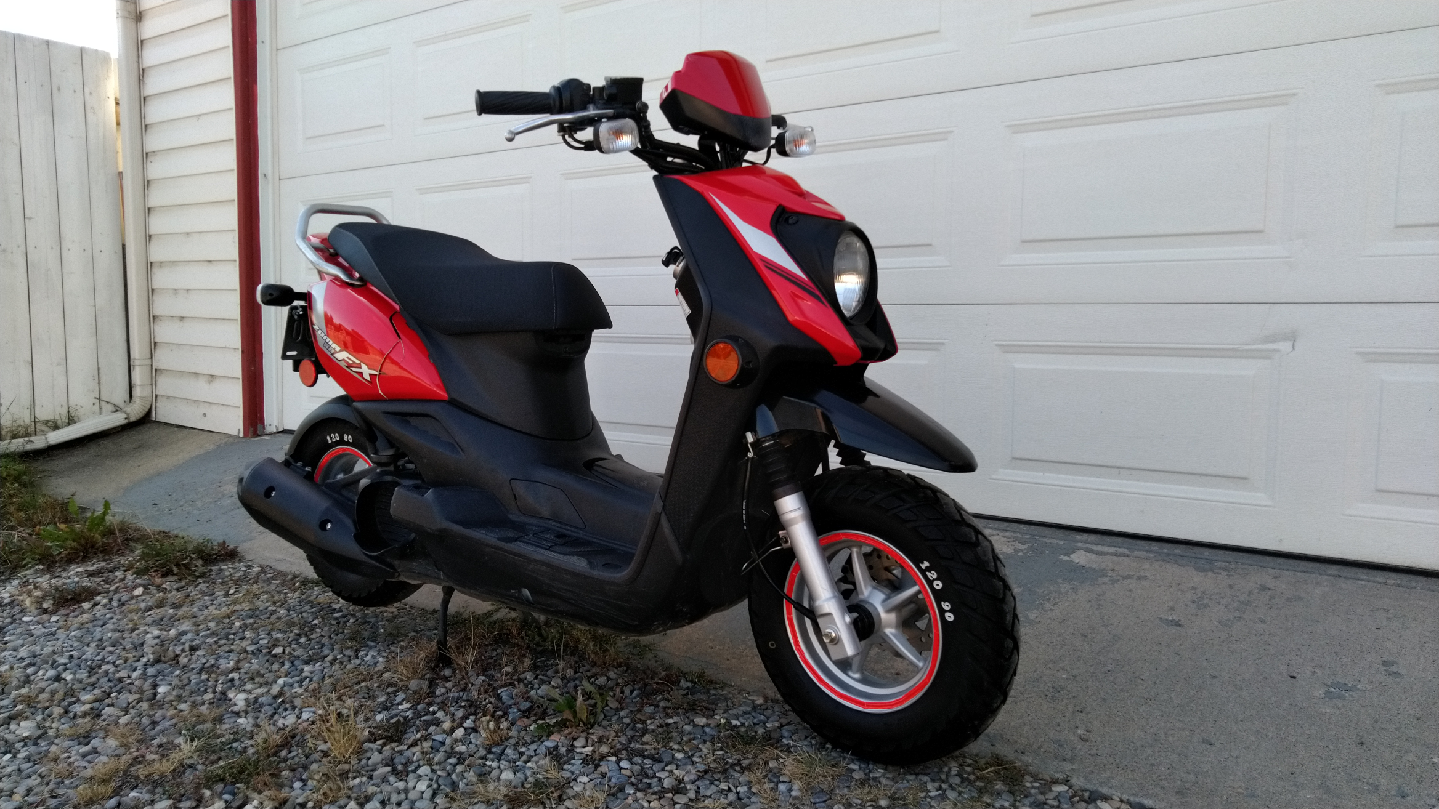 2018 Yamaha Zuma 50cc Fuel Injected + Extras