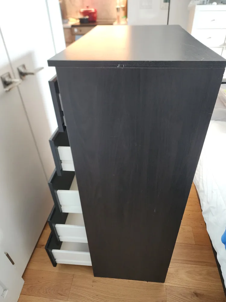 Ikea Malm 6-Drawer Dresser - Brown (Can Deliver) image indicator(5)