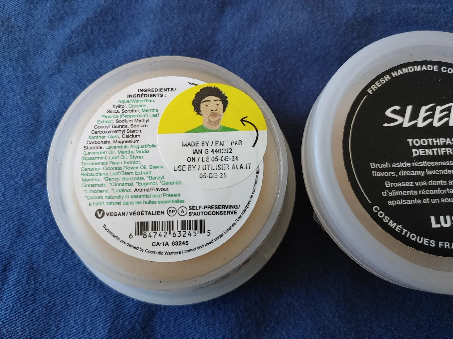 Lush Sleepy Toothpaste & Dad's Minted Shower Gel image indicator(2)