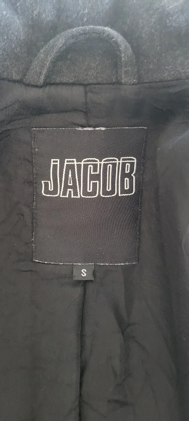 Jacob Grey Wool Coat - Size S image indicator(5)