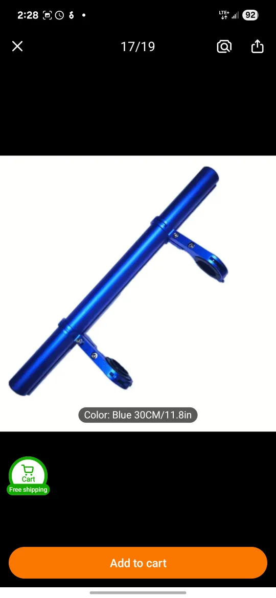 Bicycle bar , pick Scarborough or oshawa image indicator(2)