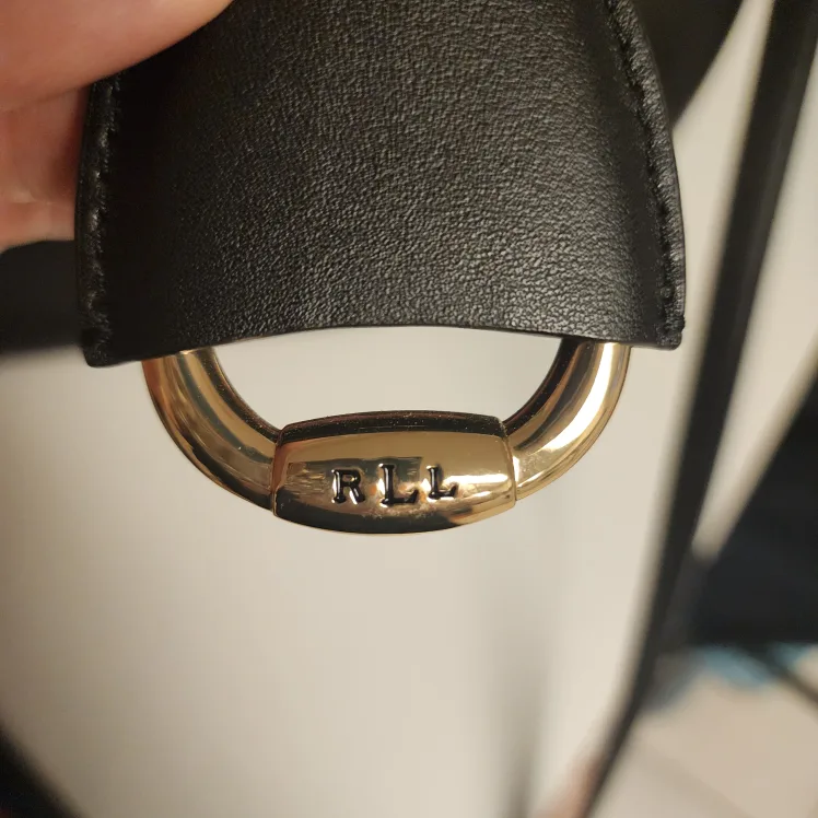 Lauren Ralph Lauren Black Leather Tote Bag image indicator(4)