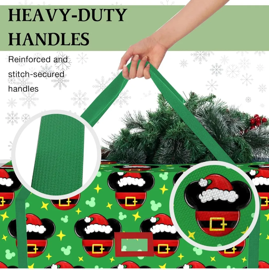 Christmas Tree/Decorations Storage Bag - Mickey/Santa Design image indicator(3)