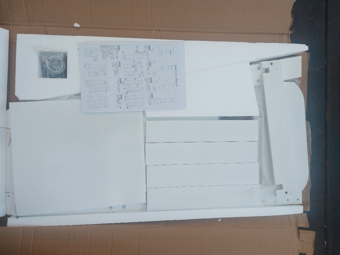 Adjustable Height Kitchen Step Stool - White - photo 5