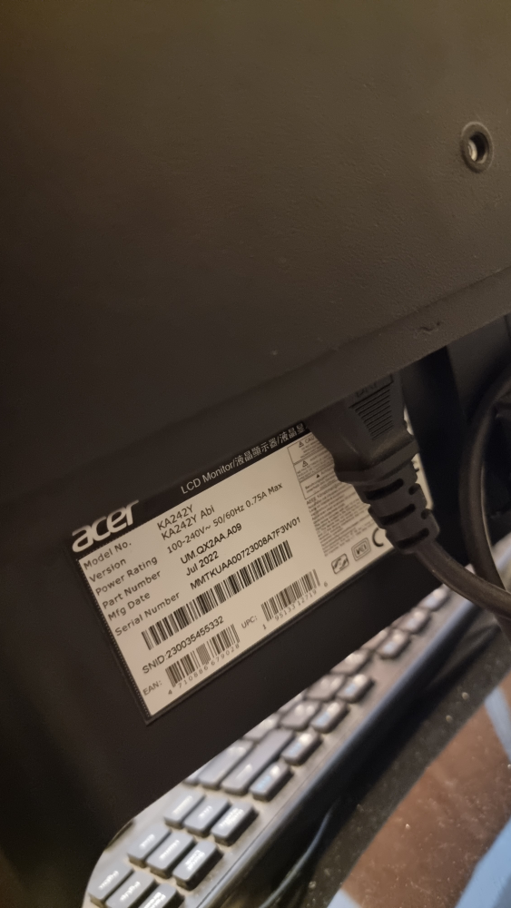 Acer KA242Y Abi 24" LCD Monitor - photo 4