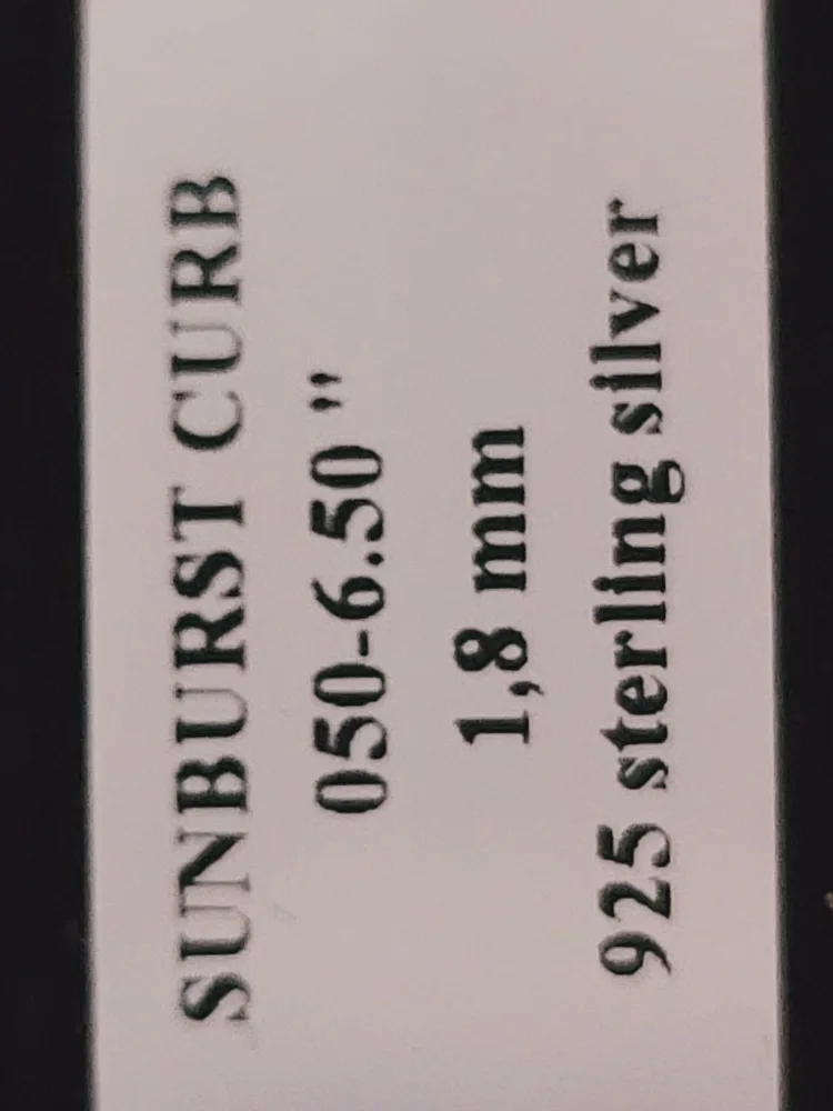 Sunburst Curb 925 Sterling Silver Bracelet image indicator(3)