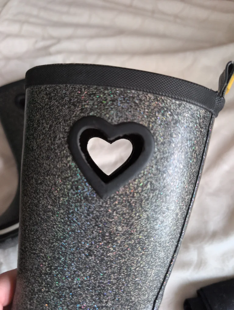 Girls Hot Paws Darlin Glitter Rain Boots - Size 11 image indicator(5)