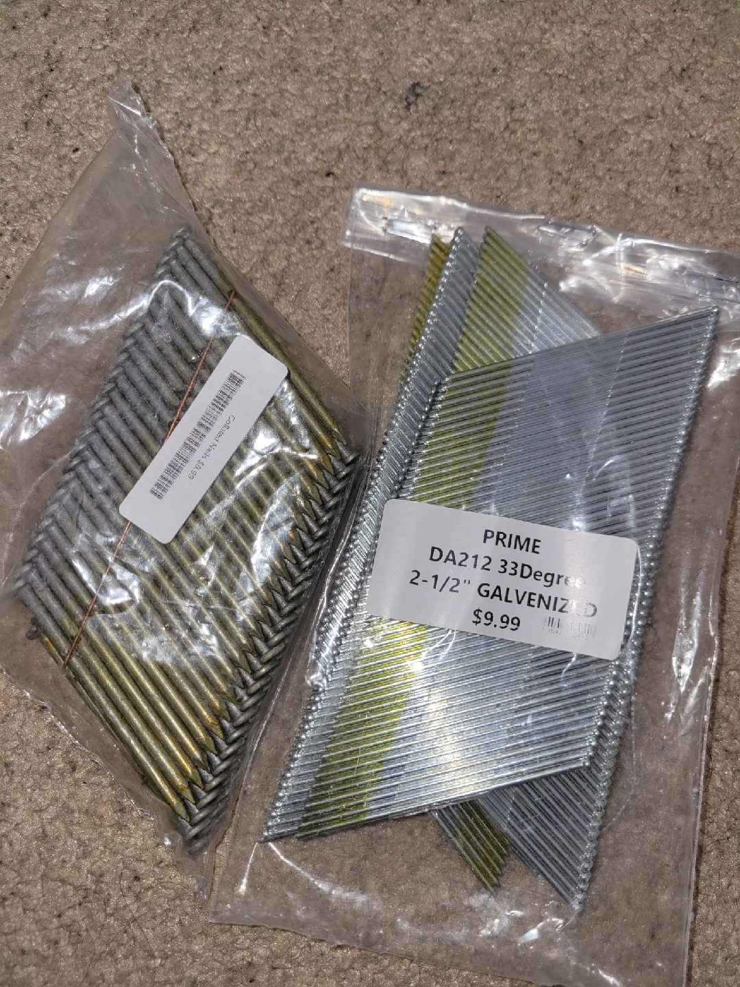 Prime DA212 33 Degree Galvanized Nails - 2 1/2" - photo 2