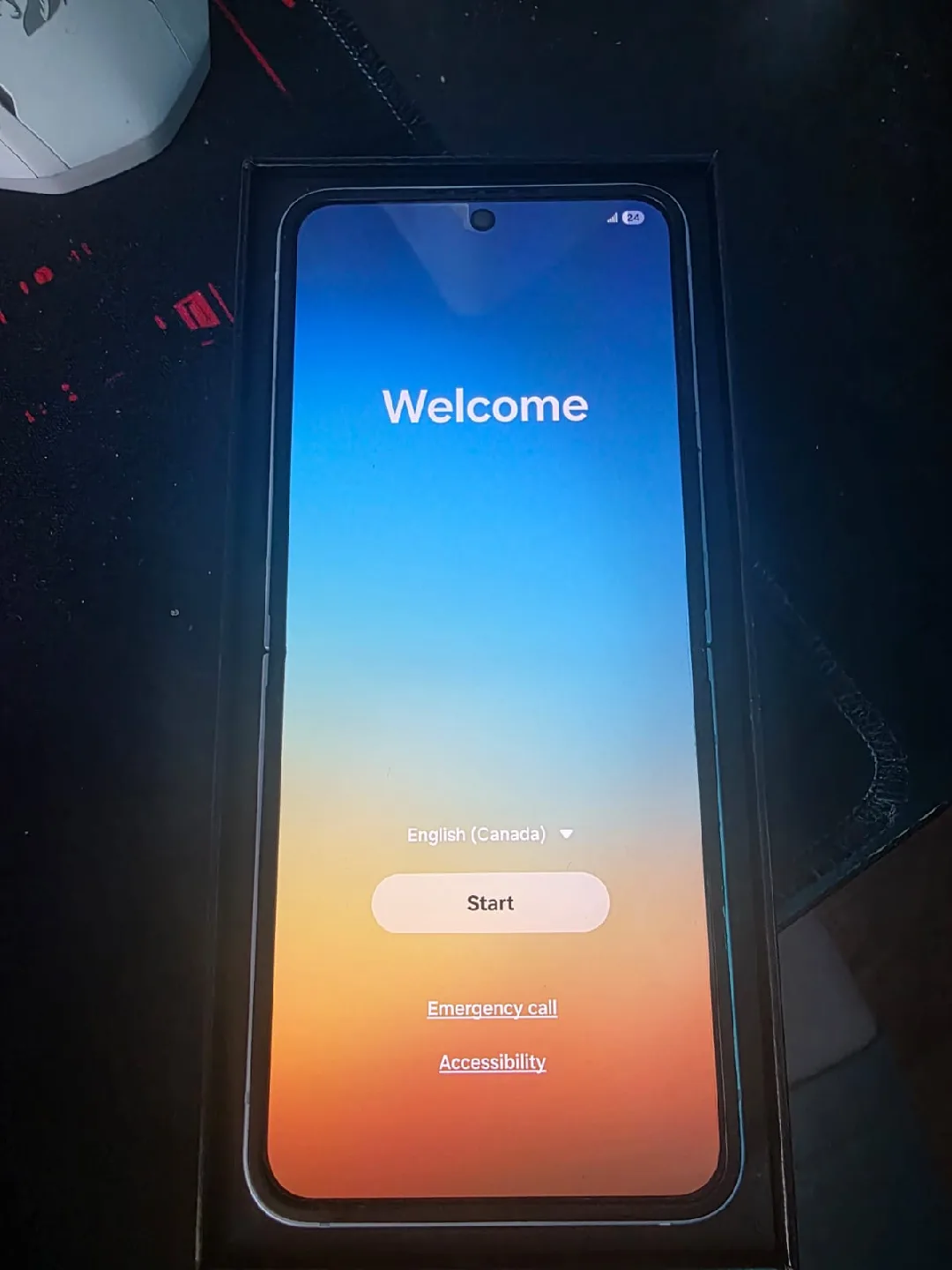 SAMSUNG GALAXY ZFLIP 6 BLUE 256 GB image indicator(3)
