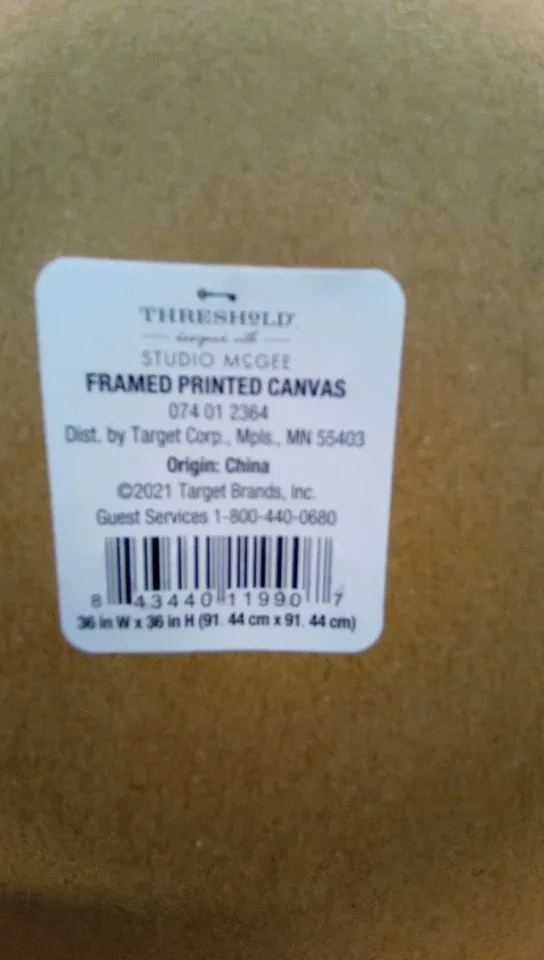 36"x36" Landscape Oil print on canvas. Wooden frame. image indicator(8)