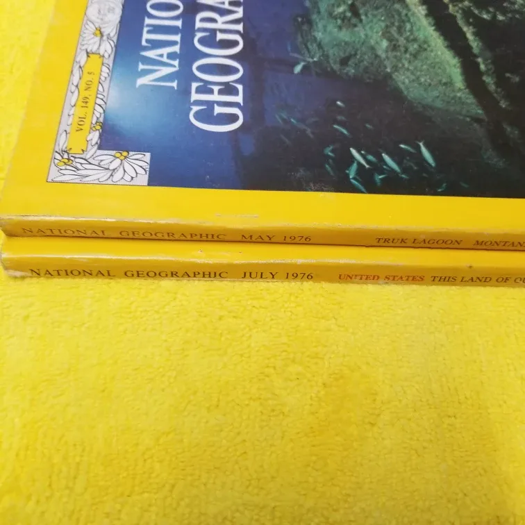 National Geographic Magazines - May & July 1976 thumbnail