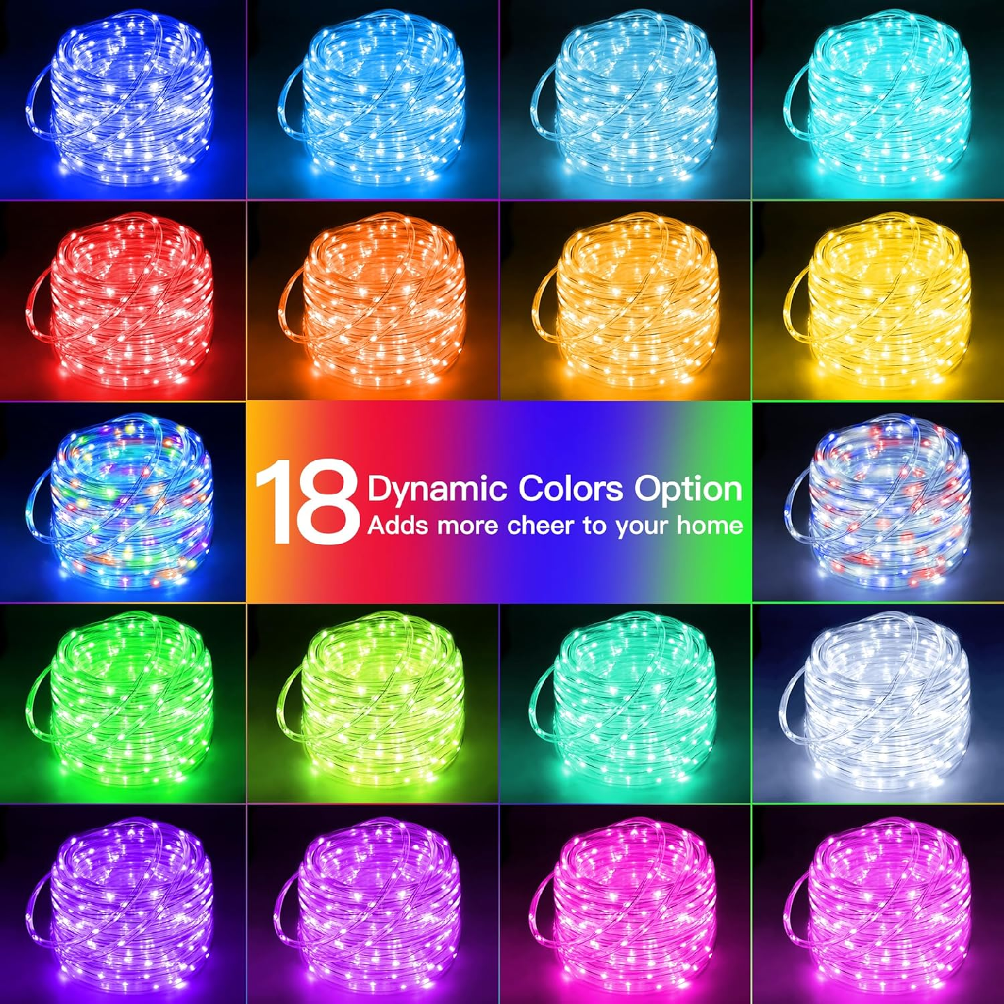 Ollny Christmas Lights Outdoor String Lights 180 Led Super Long - photo 3