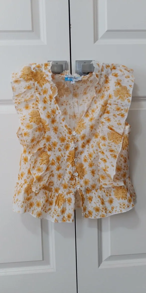 Floral Blouse - Size L thumbnail