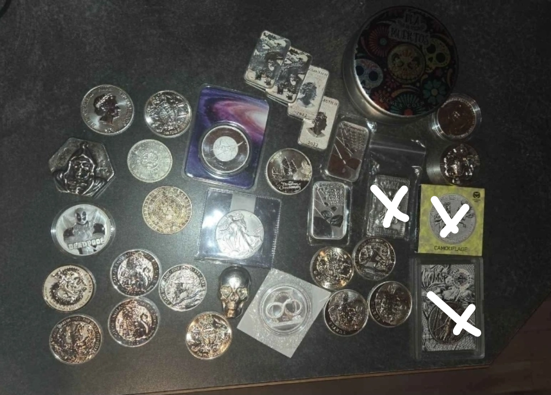 Collection of .999 Silver Rounds, Coins, and Bars 1oz-5oz