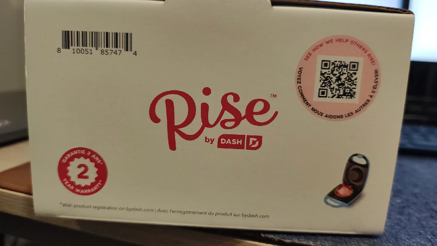 Rise by Dash Waffle Bowl Maker - New in Box! image indicator(3)