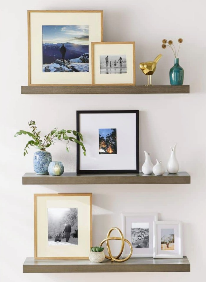 Driftwood Grey Oak Floating Shelf - photo 2