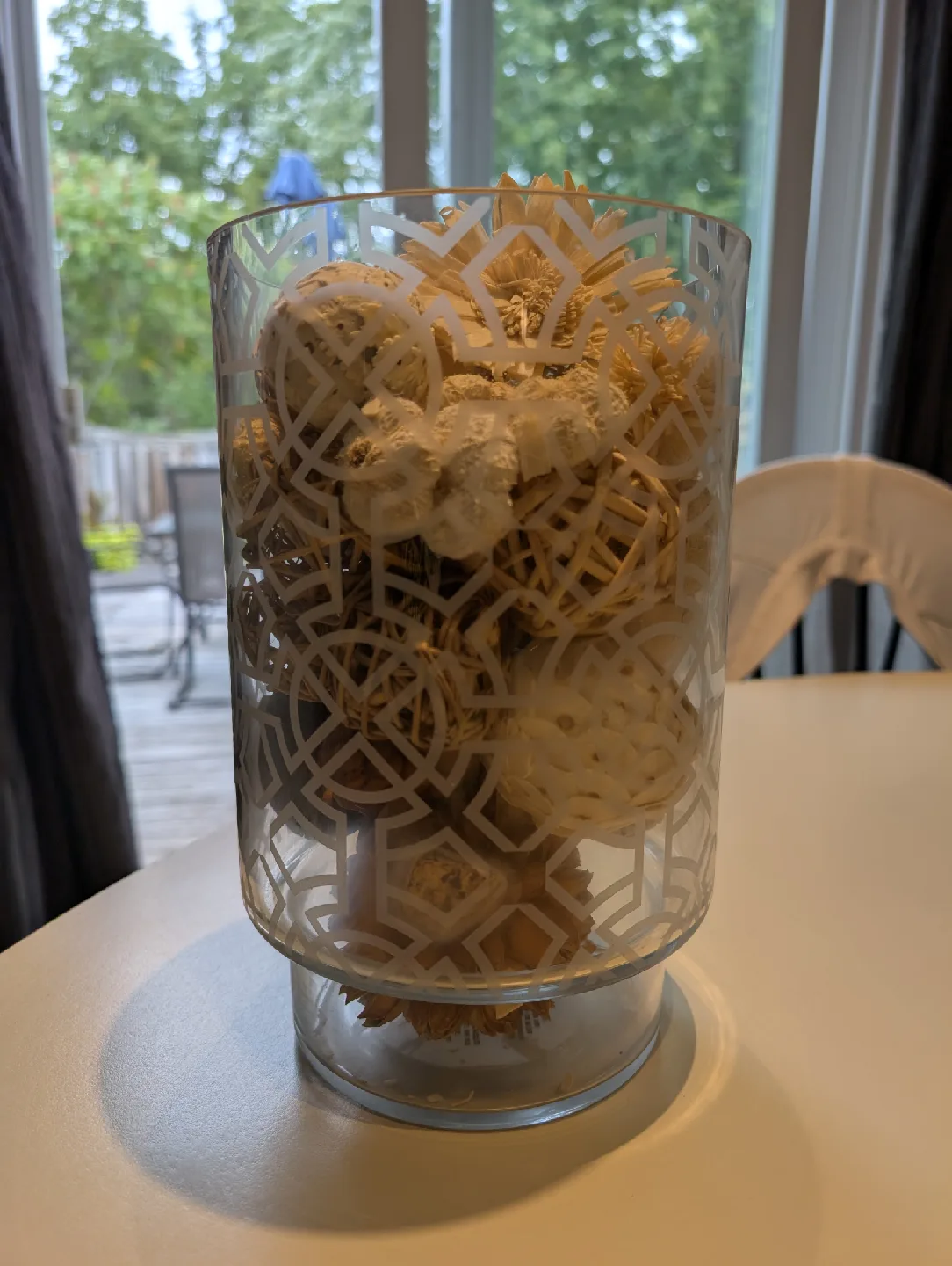 10" Decorative Floral Arrangement in Vase thumbnail