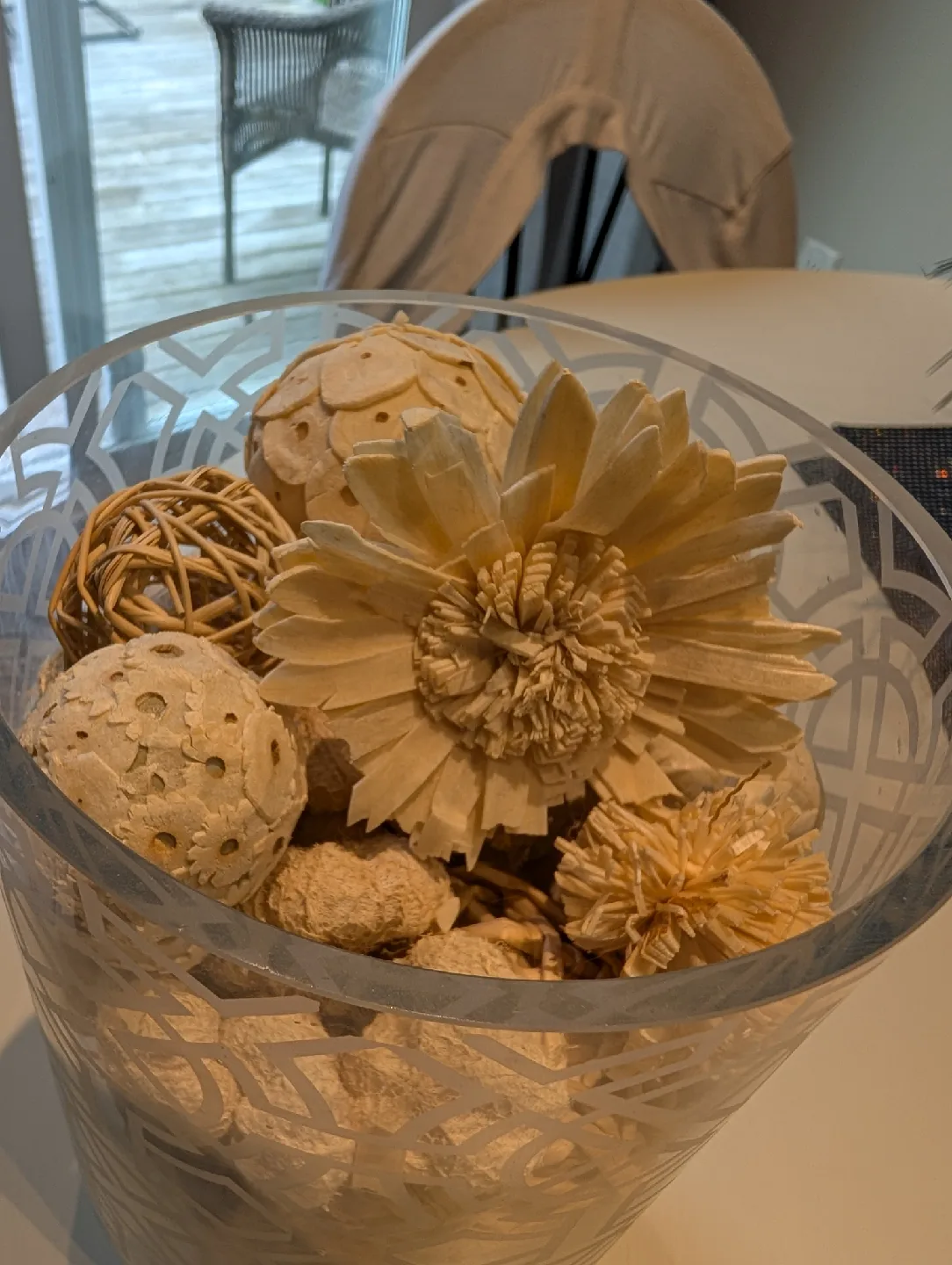 10" Decorative Floral Arrangement in Vase image indicator(2)