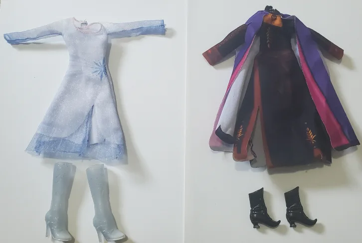 Frozen 2 Doll Outfits with shoes thumbnail