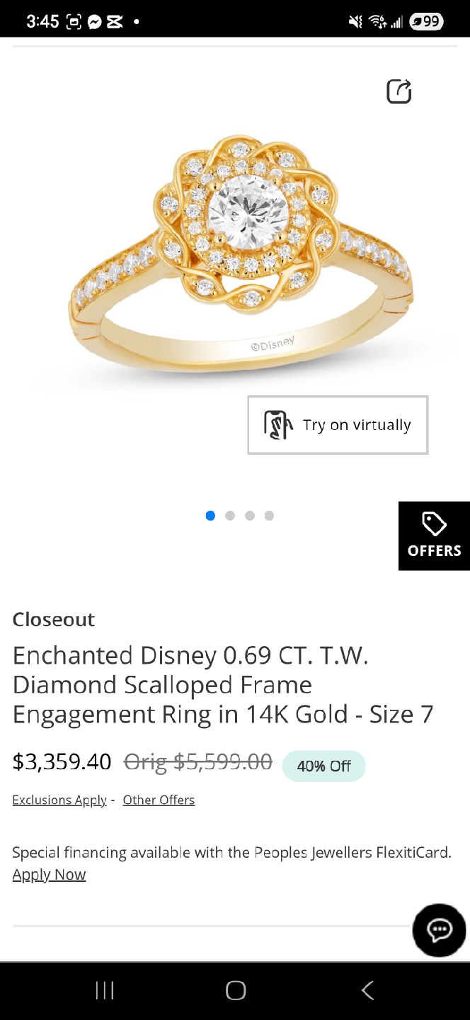 Disney Merida Diamond Ring - photo 5