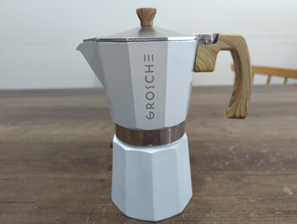 Grosche Milano Stovetop Espresso Maker - White