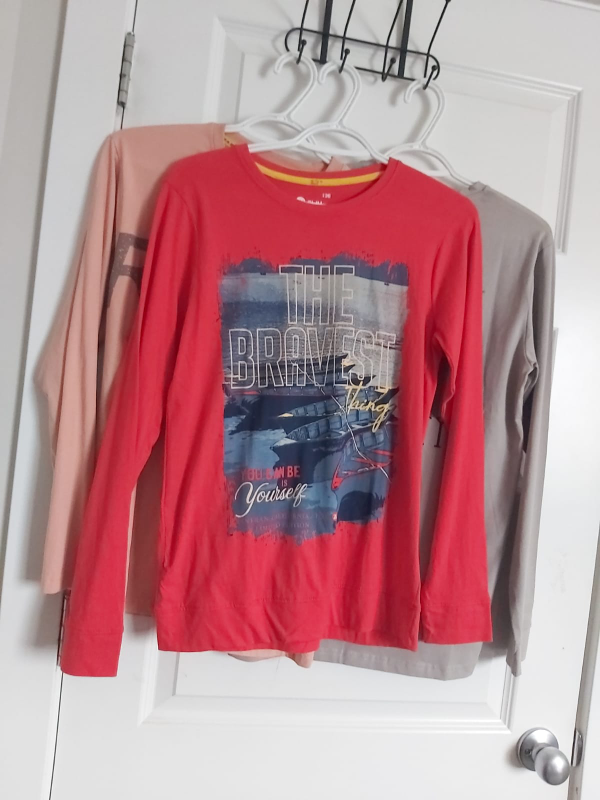 Boys' Long Sleeve Shirts - Size 130