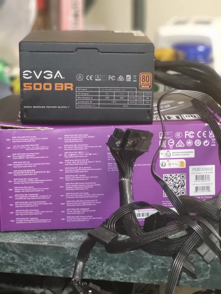 EVGA 500 BR 500W Power Supply thumbnail