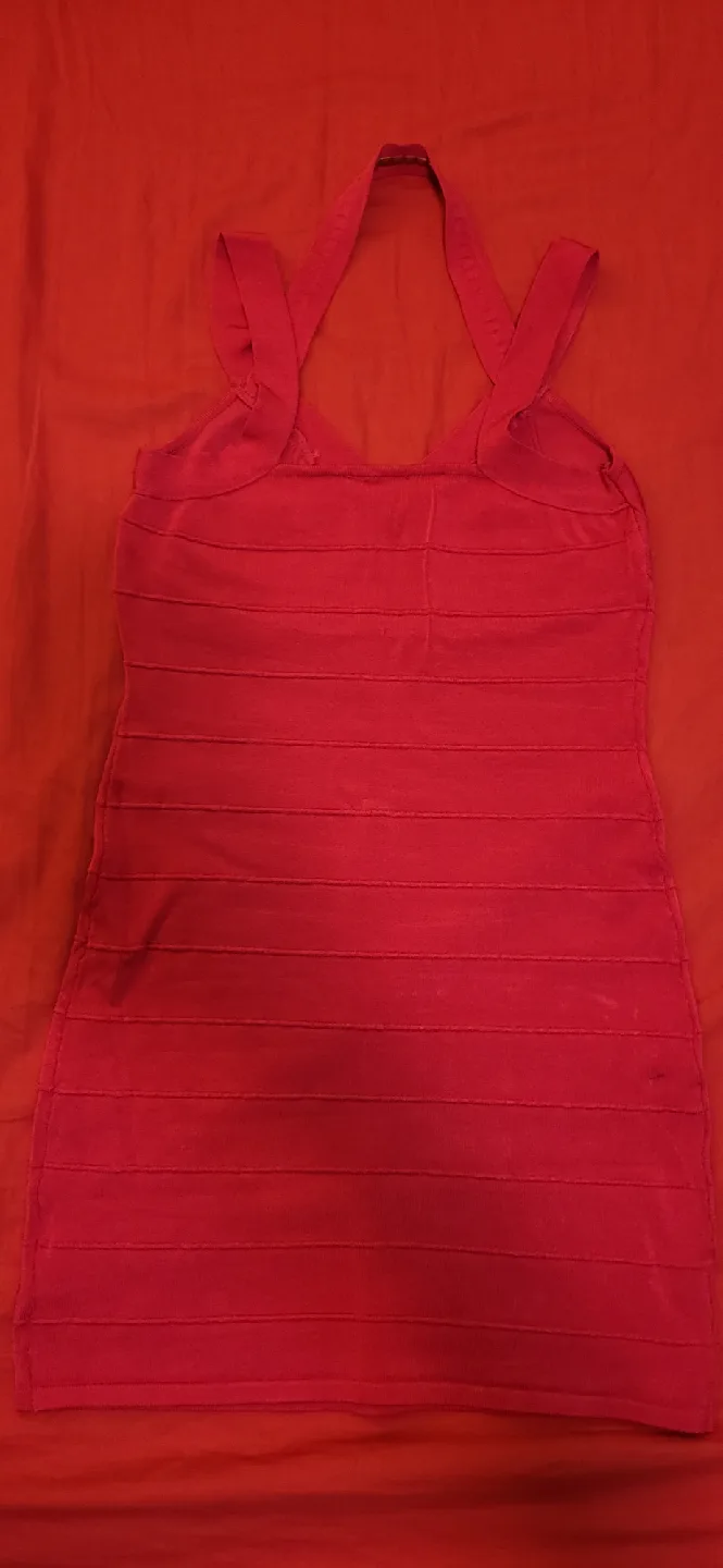 Red bandage dress size small image indicator(2)
