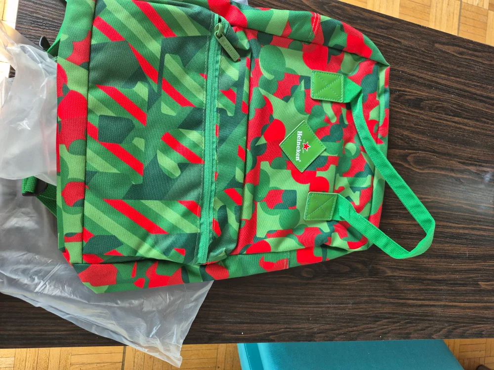 Heineken Backpack - Green and Red thumbnail