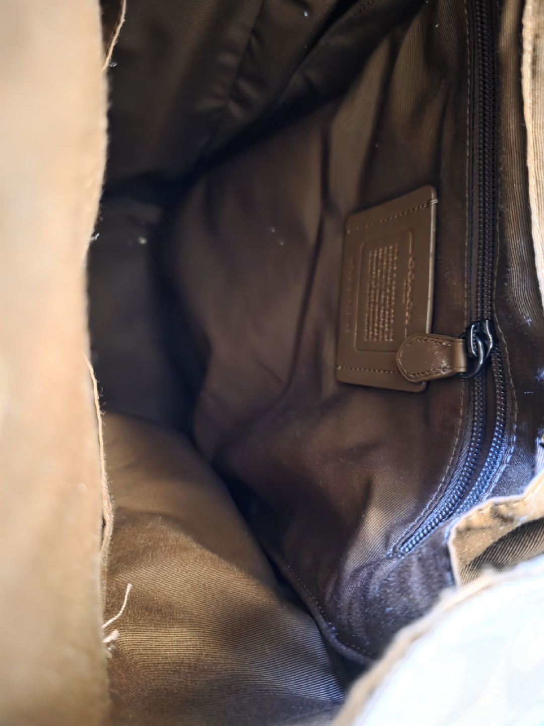 Coach Signature Jacquard Leather Backpack - photo 5