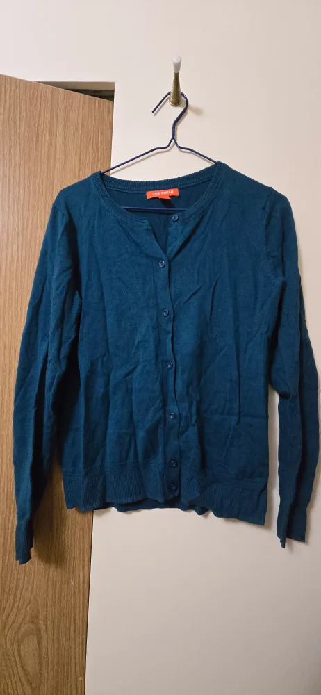 Joe Fresh Teal Cardigan - Size S thumbnail