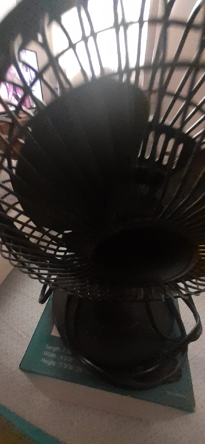 🥕Living 6" Desk Fan with Clip - Black - photo 2