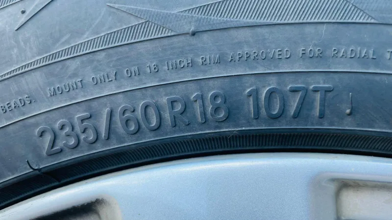 Set of 4 Touren Rims with Toyo Observe G3 Ice Tires - 235/60R18 image indicator(5)