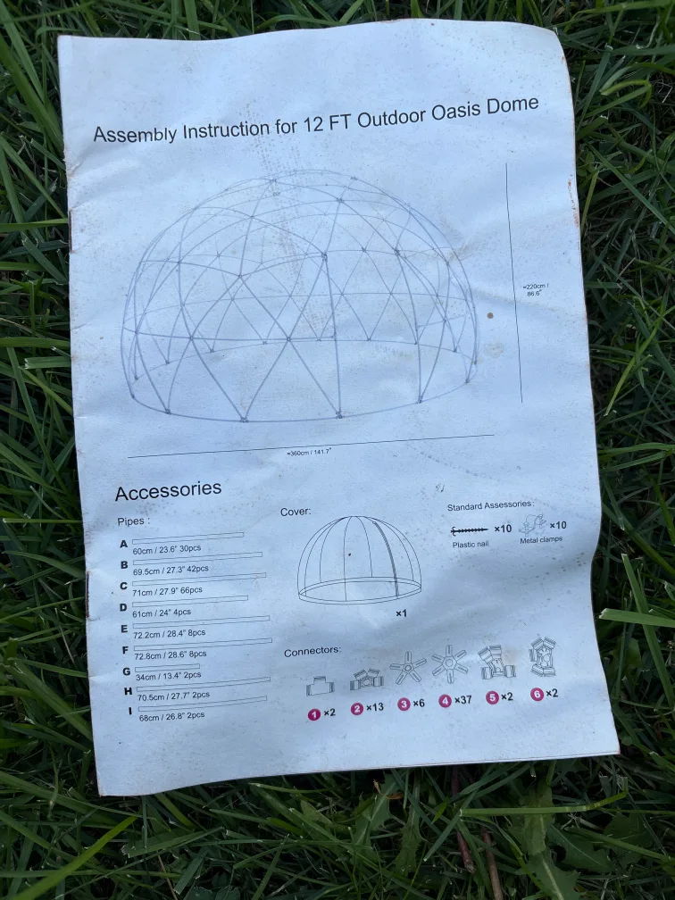 12 Ft Outdoor Oasis Dome image indicator(5)