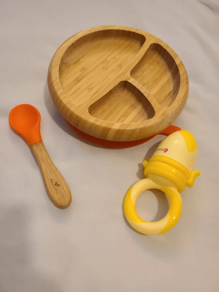 Avanchy Bamboo Baby Feeding Set thumbnail